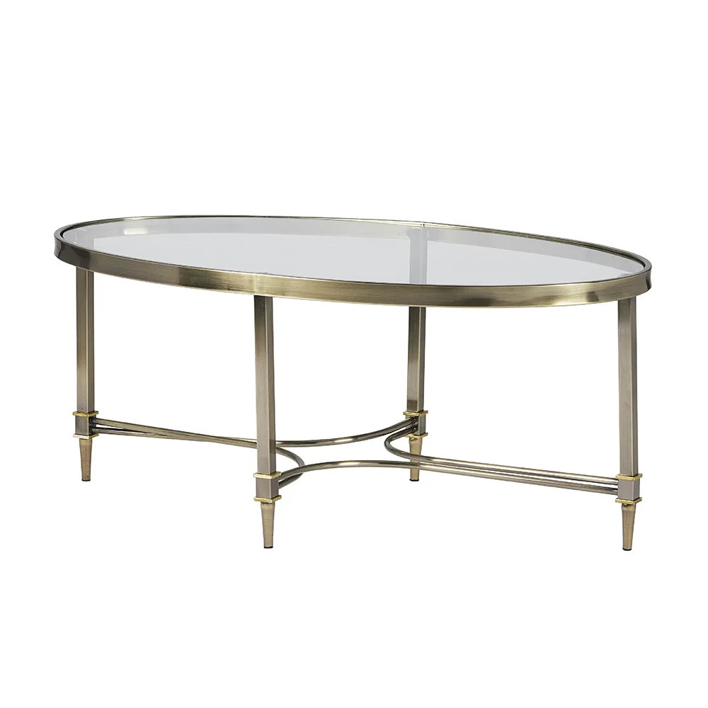 Oil Rubbed Brass Coffee Table