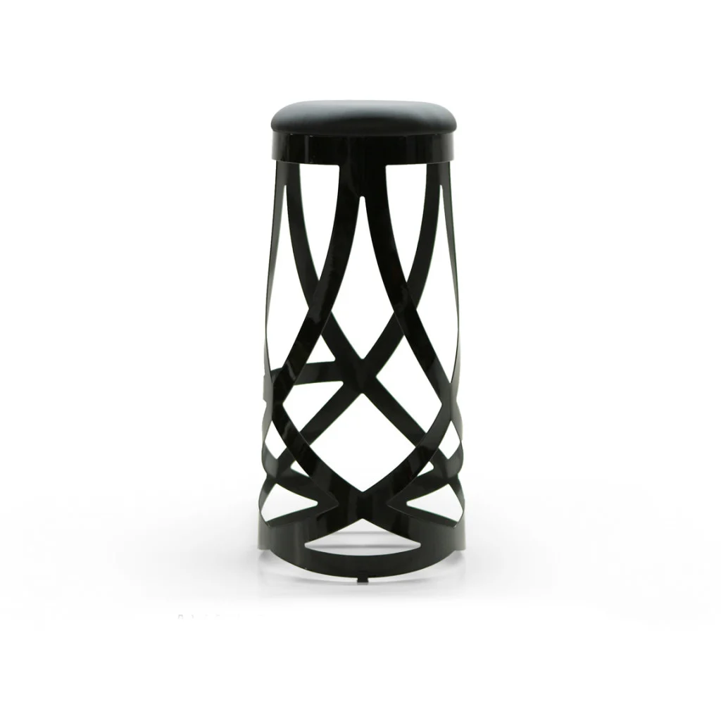 Ribbon Bar Stool - Black