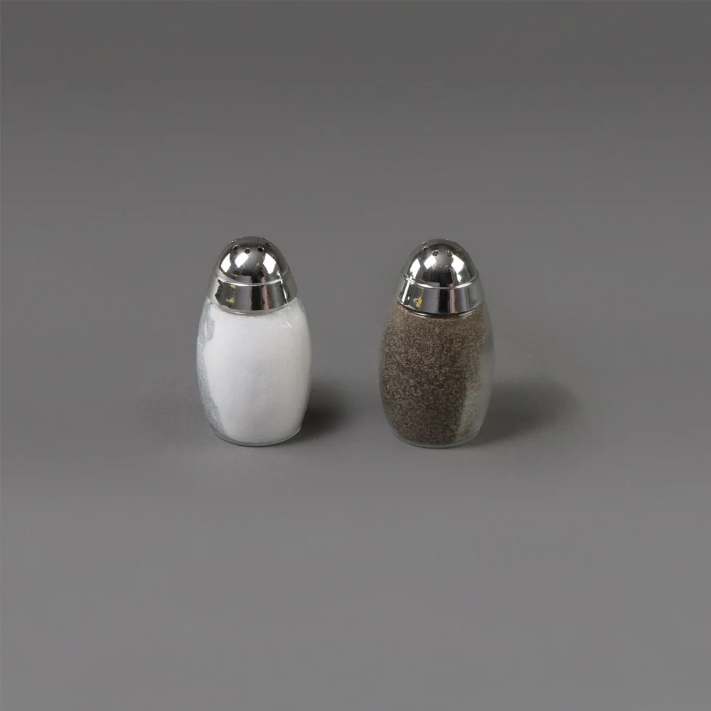 Salt & Pepper Set - Glass (Rounded)