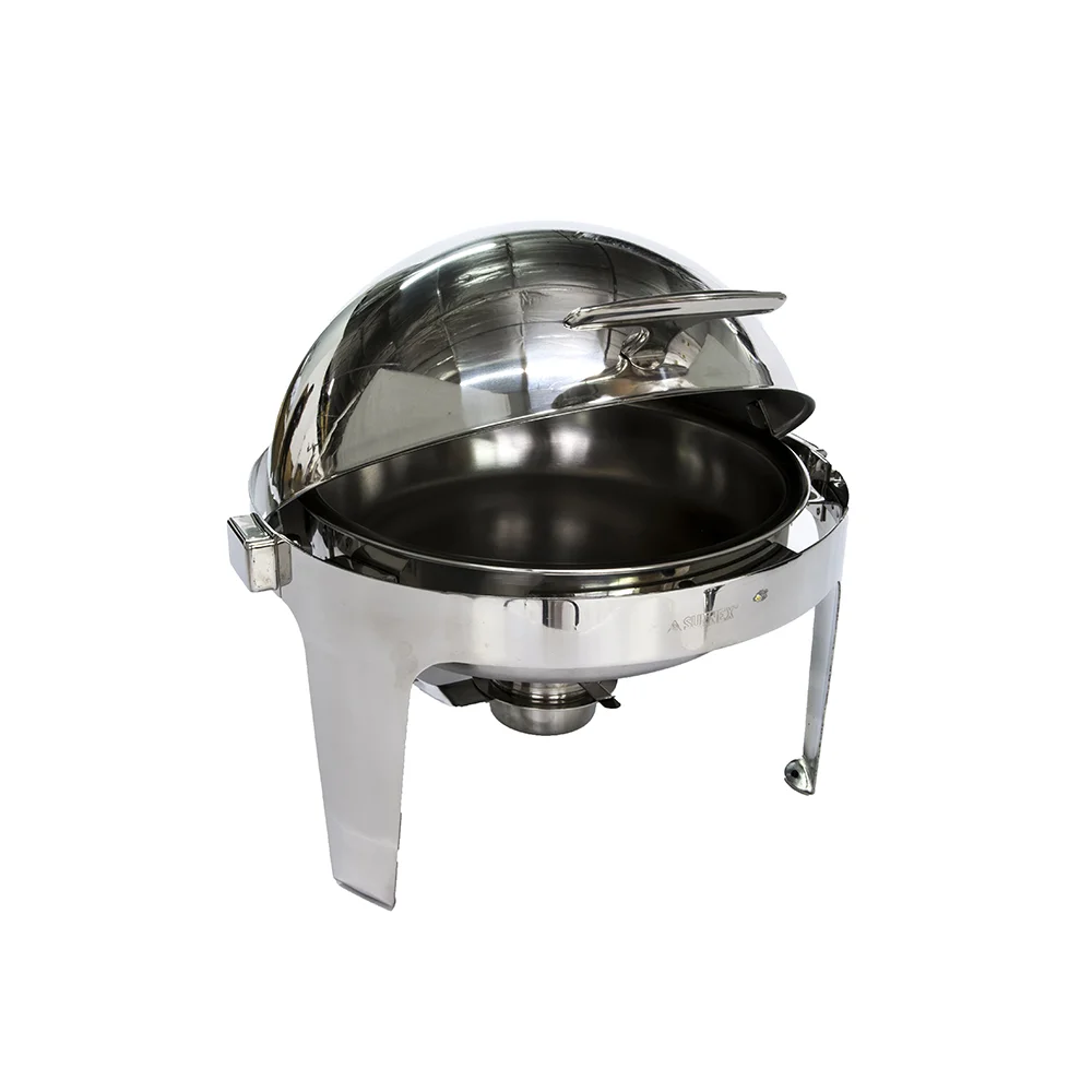 Chafing Dish - Round - Stainless Steel - 7Qt