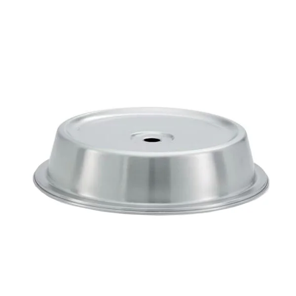 10" Dinner Plate Cover - Stainless (No Knob)