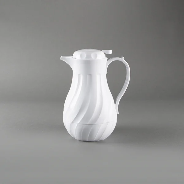Coffee Pourer - 42Oz White Plastic