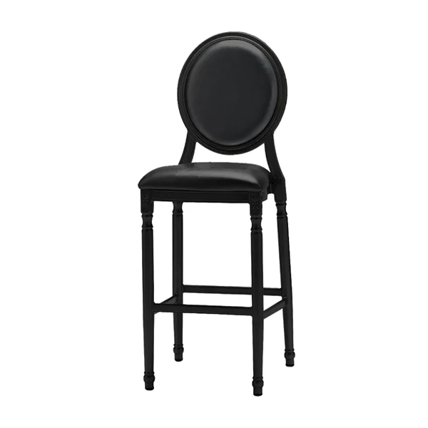 Ritz Bar Stool - Black With Pad