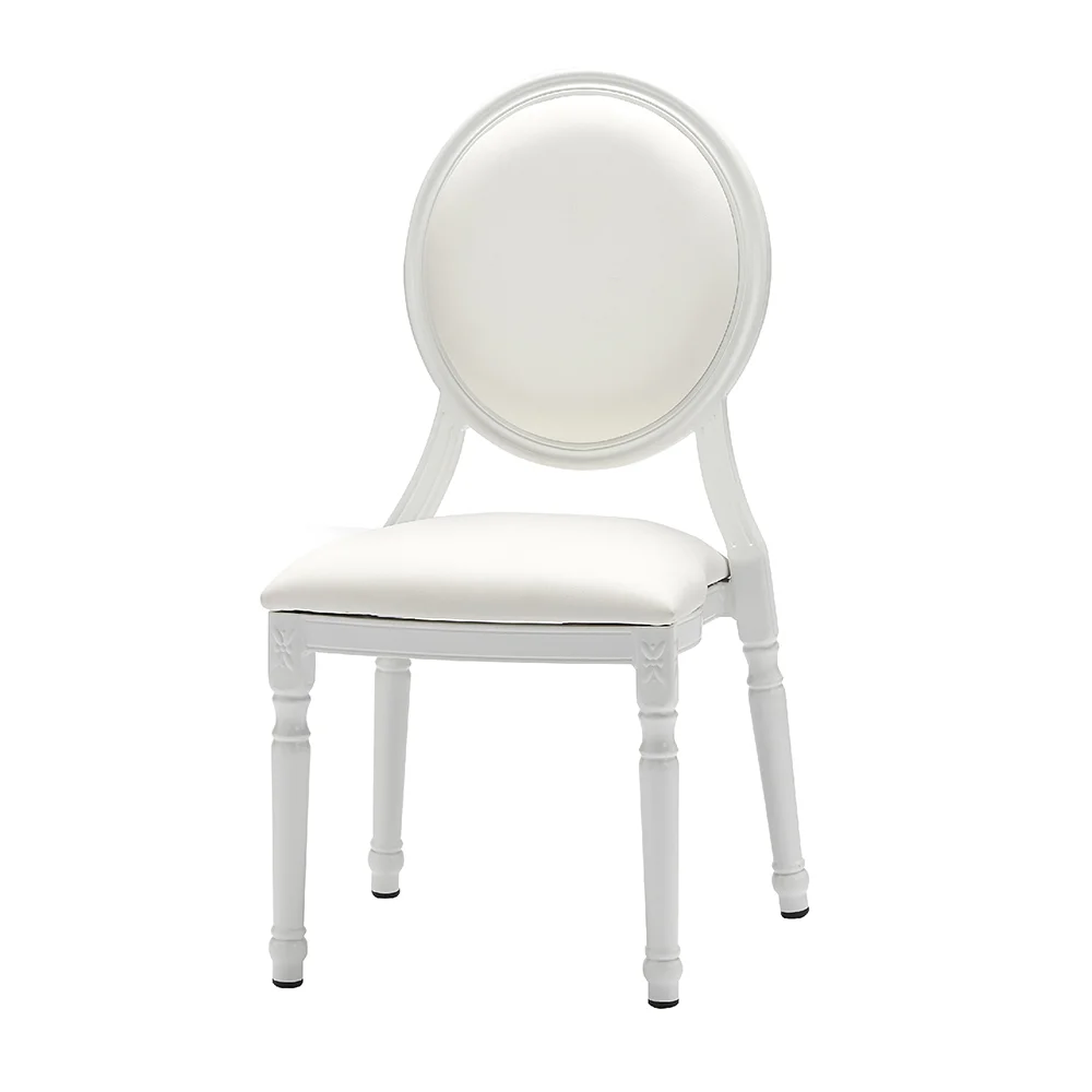 Ritz Dining Chair (With Pad) - White