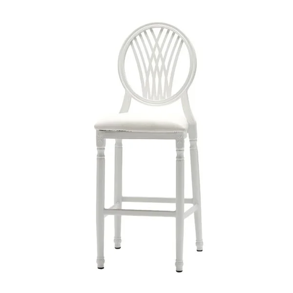 White Ritz Barstool
