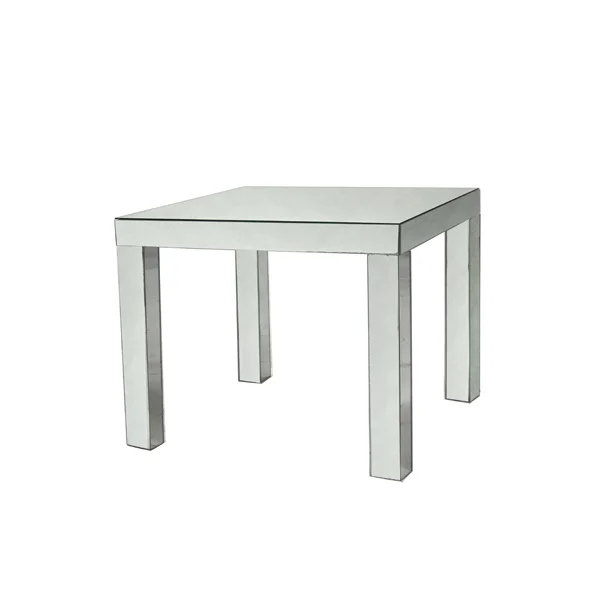 Mirrored End Table