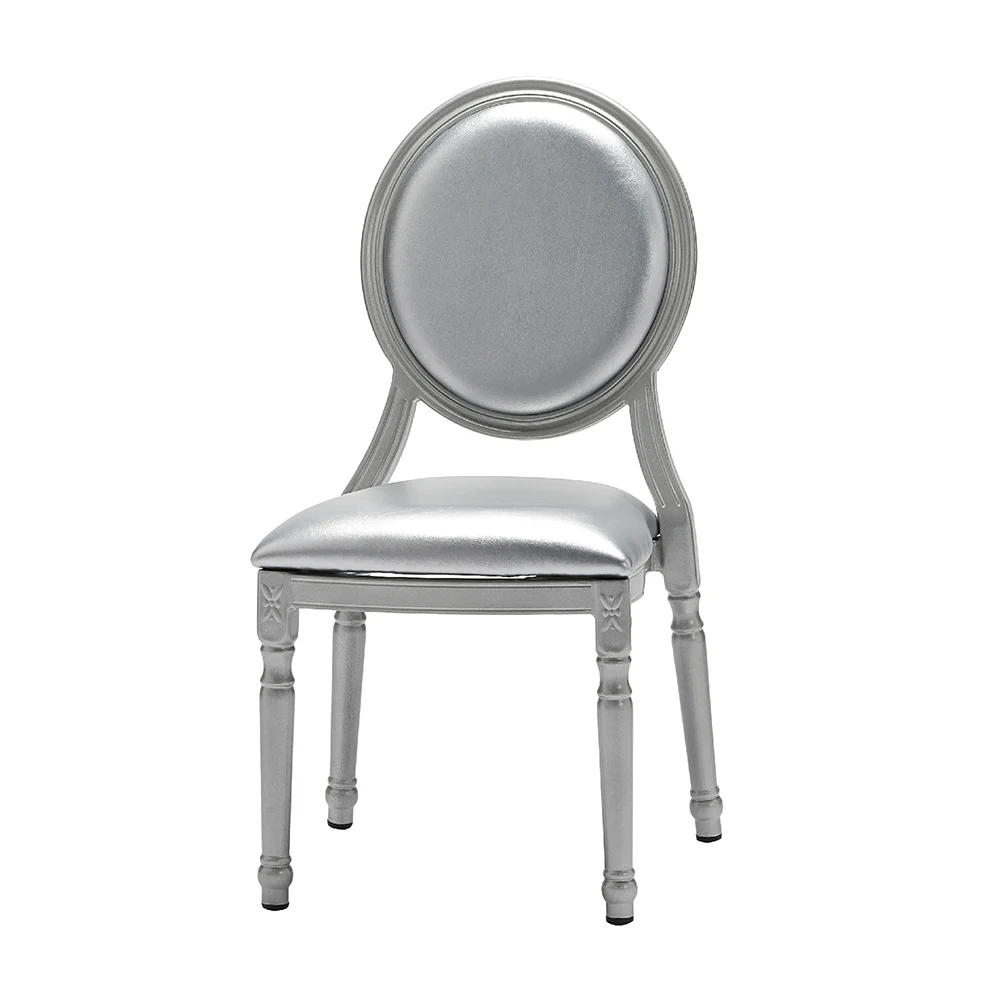 Ritz Dining Chair (With Pad) - Silver