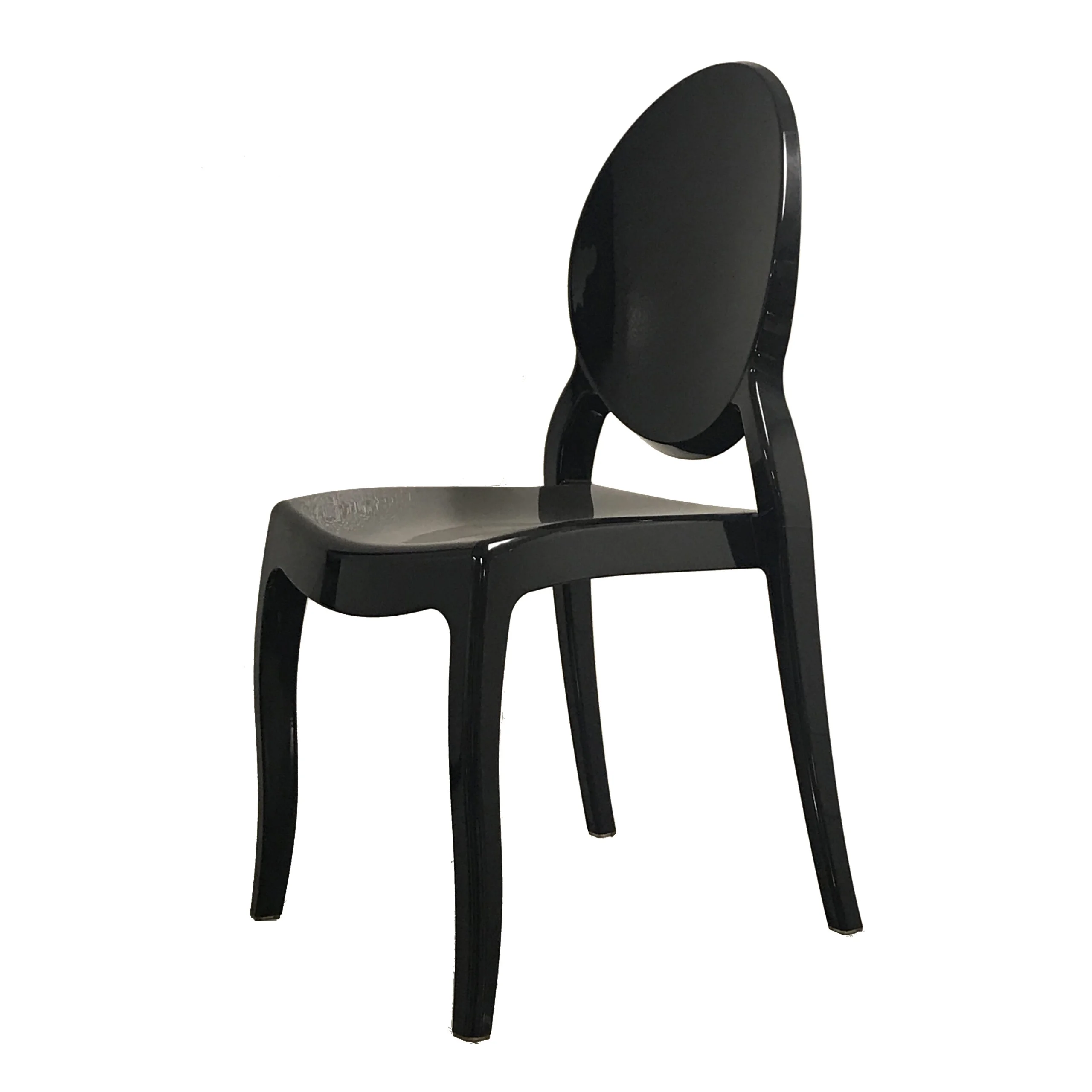 Ghost Dining Chair - Black