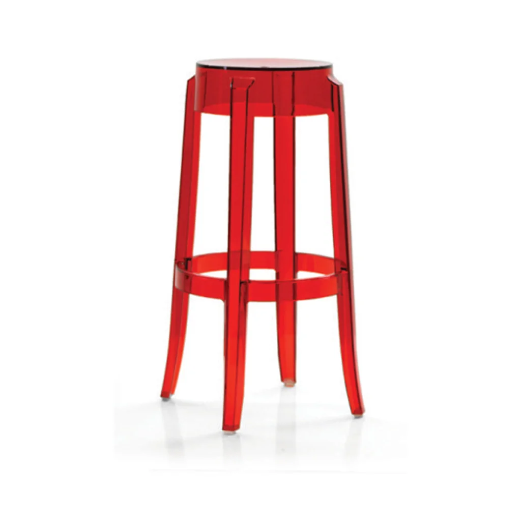 Ghost Bar Stool - Red