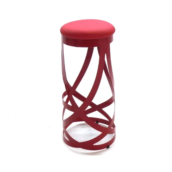 Ribbon Bar Stool - Red