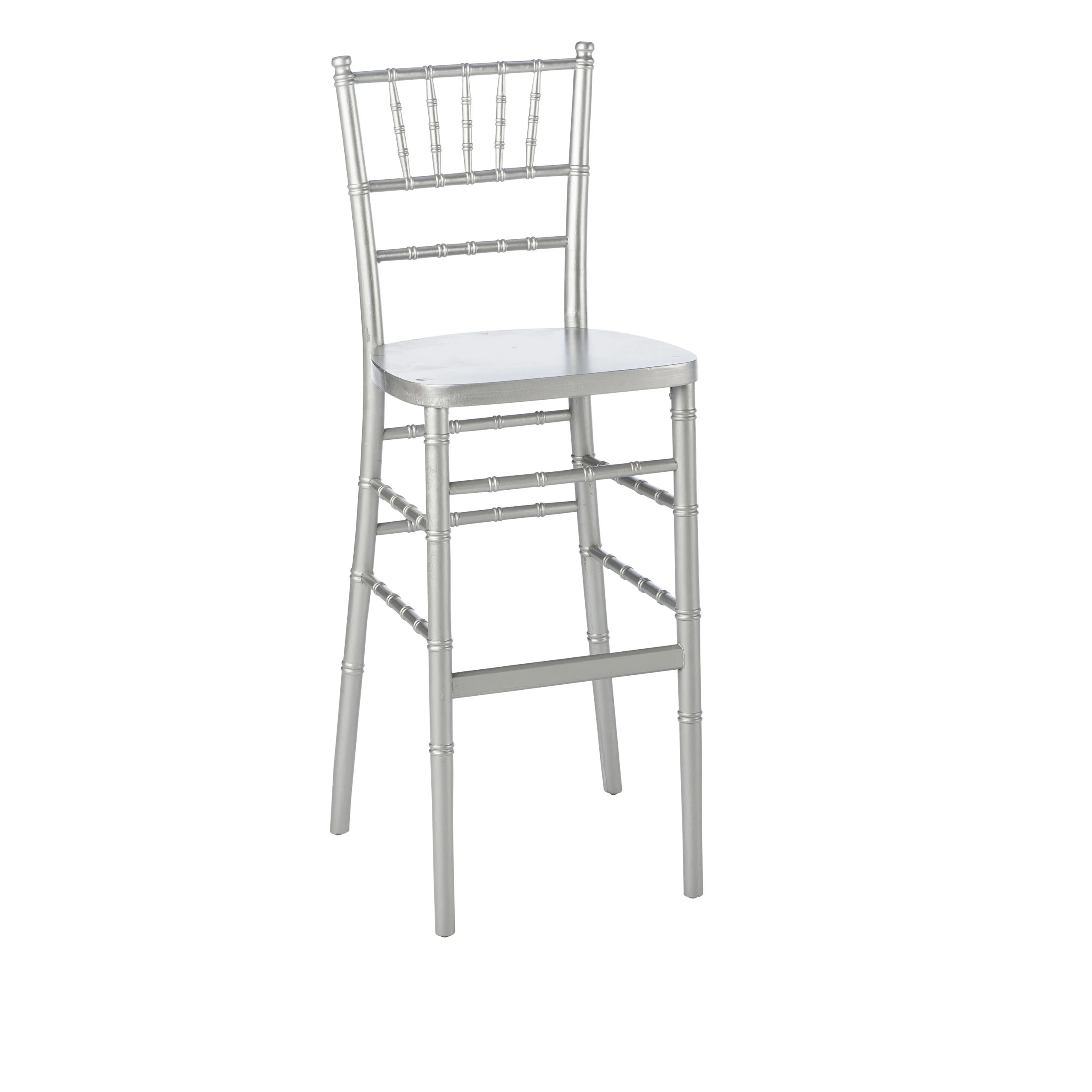 Chiavari Bar Stool - Silver