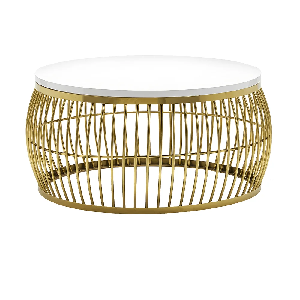 Caged Round Coffee Table