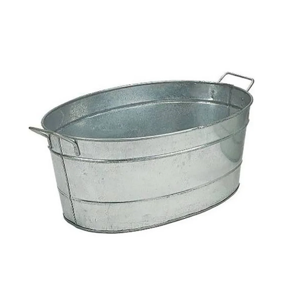 Chill Tub - Oval - Galvanized Steel