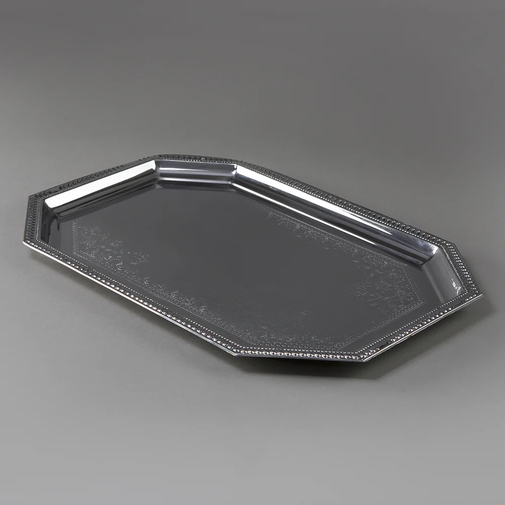 Serving Tray - Rectangle Large - Silver