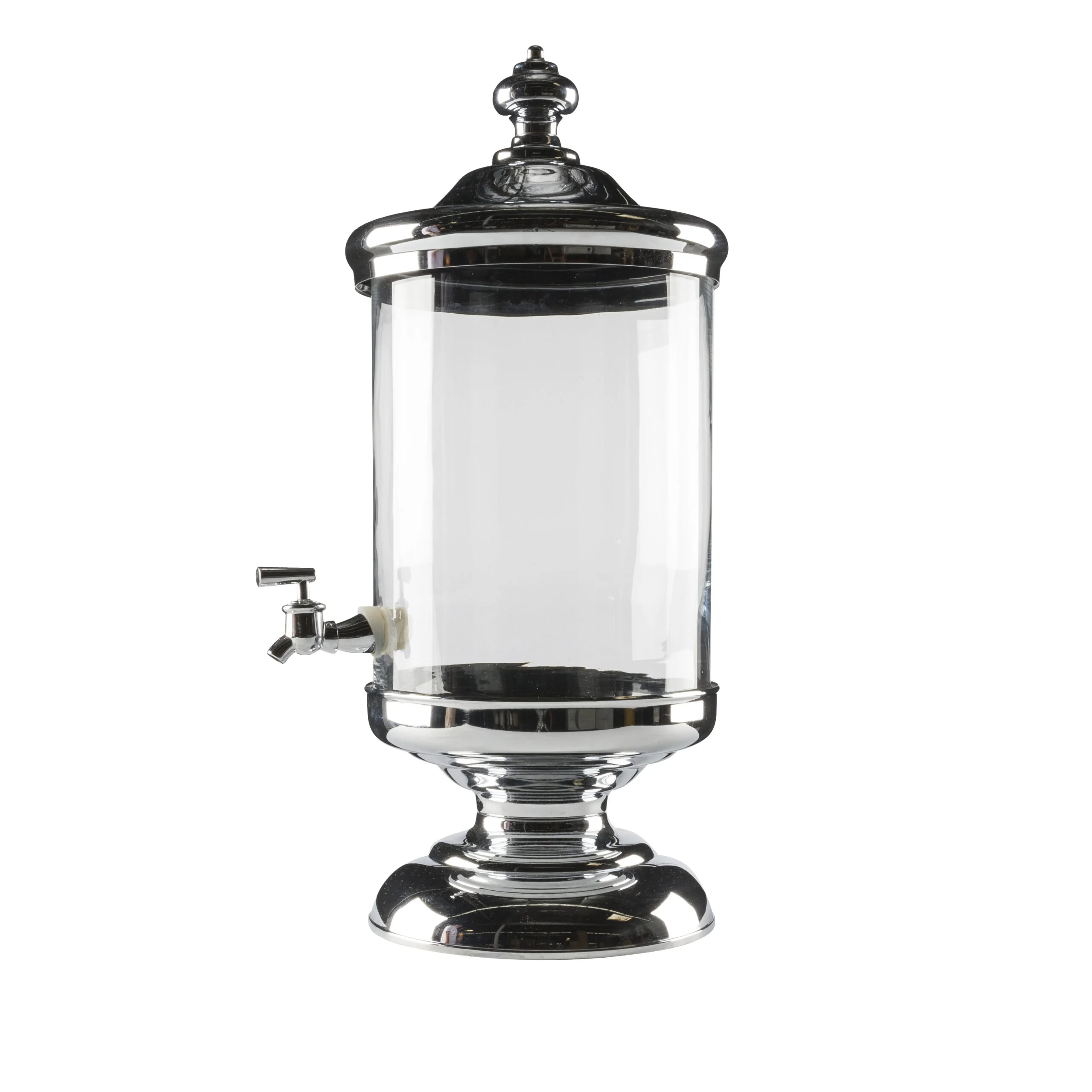 Beverage Dispenser - Silver Trim