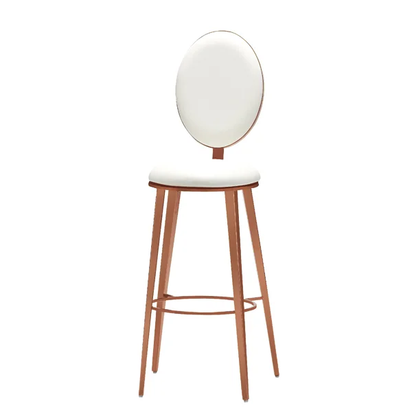 Martini Bar Stool - Rose Gold