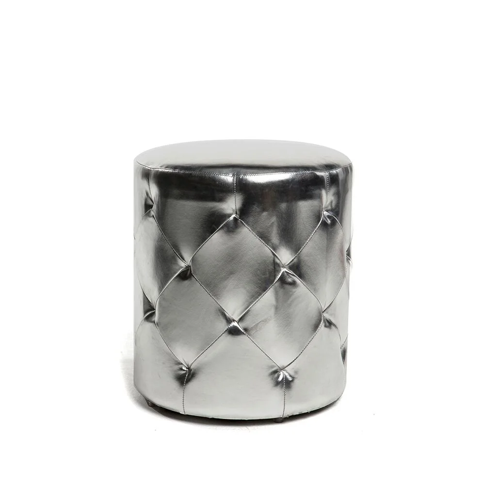 Silver Rox Ottoman