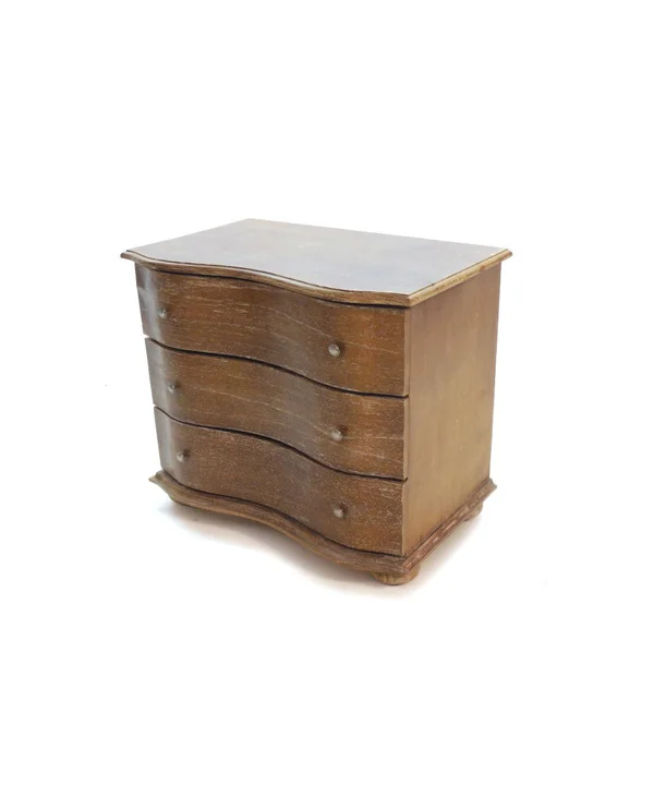 Bow Front Limed Oak