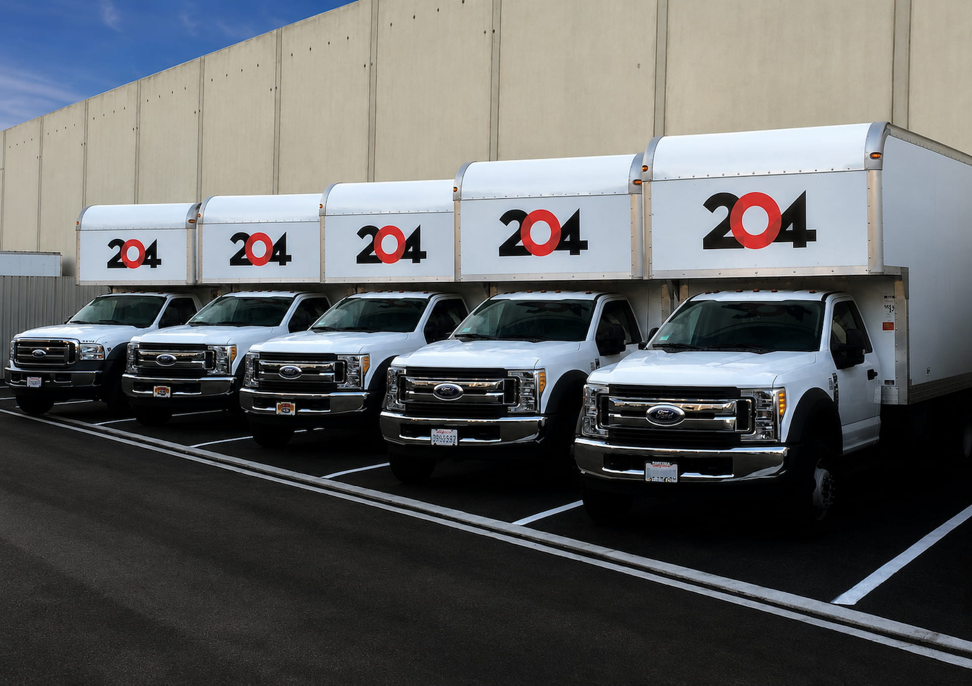 Line 204 production trucks